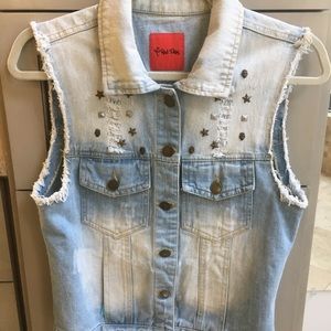 Jean Vest by Red Tulips